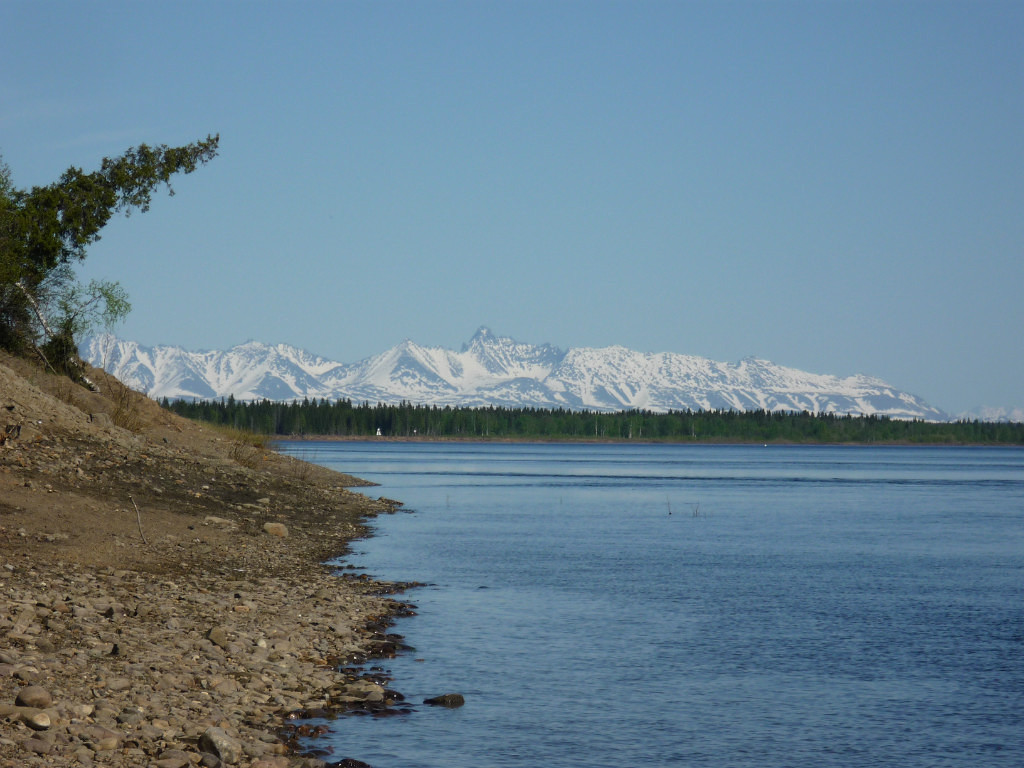 Река Печора в городе Печора